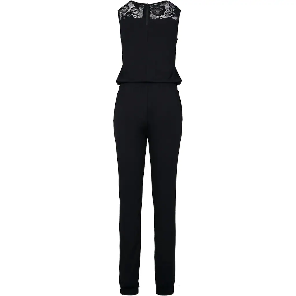 URBAN CLASSICS Jumpsuit »Urban Classics Damen Ladies Lace Block Jumpsuit« (1 Tlg.)