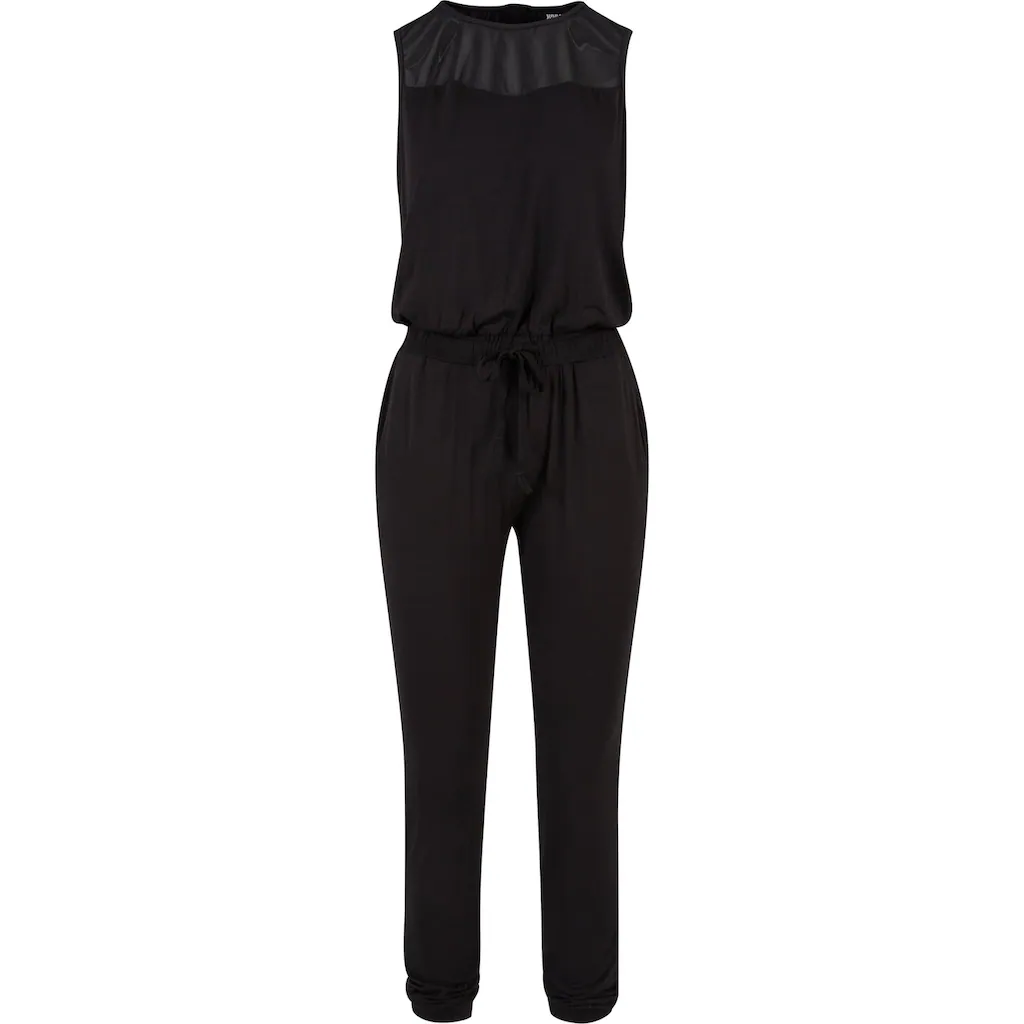 URBAN CLASSICS Jumpsuit »Urban Classics Damen Ladies Tech Mesh Long Jumpsuit« (1 tlg.)
