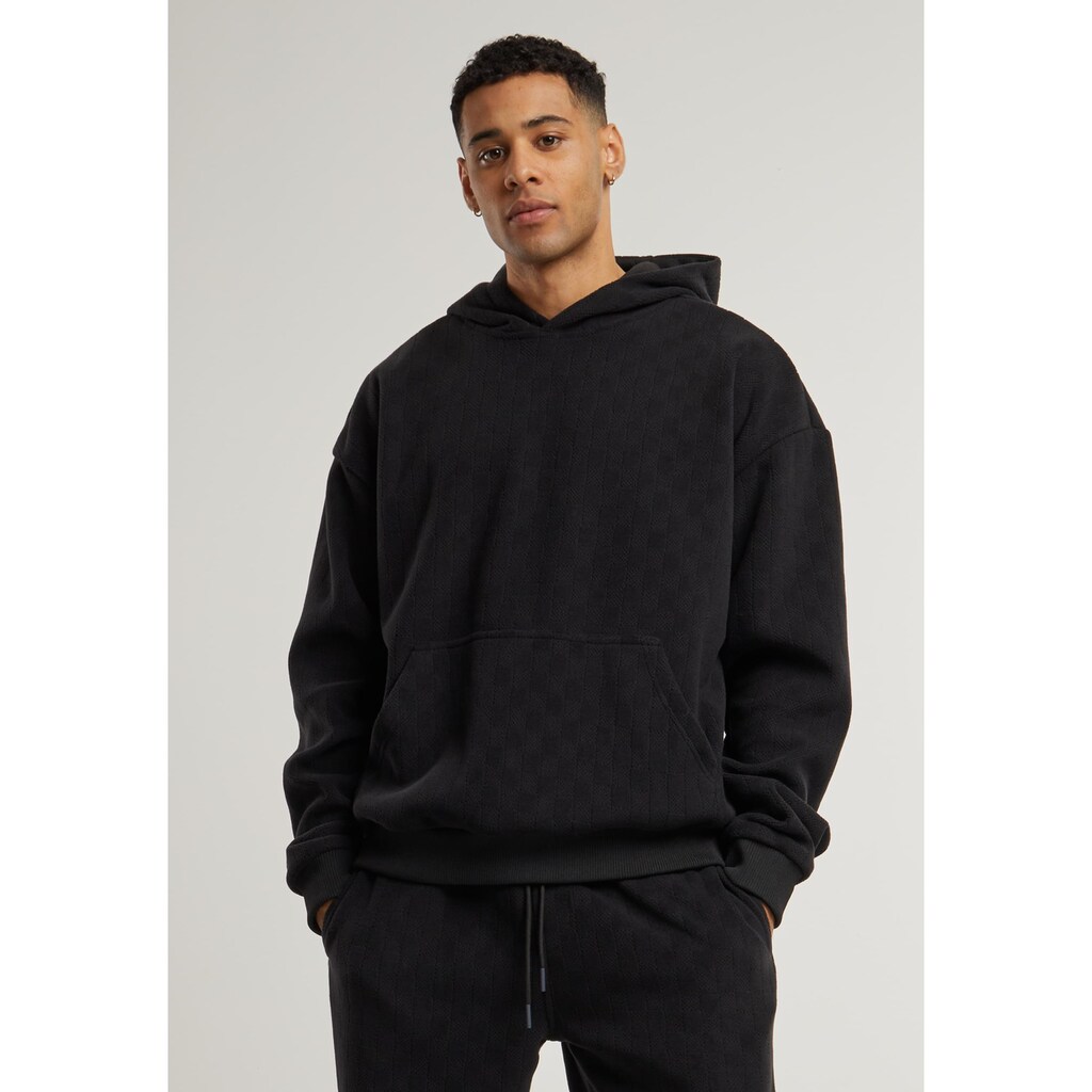 URBAN CLASSICS Kapuzensweatshirt »Urban Classics Jacquard Velvet Oversized Hoody« (1 Tlg.)