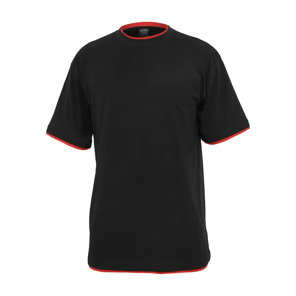 URBAN CLASSICS Kurzarmshirt »Urban Classics Herren Contrast Tall Tee« (1 tlg.)