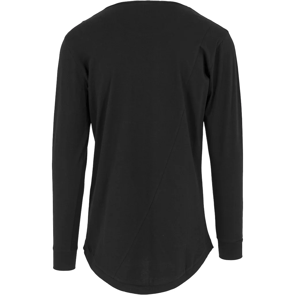 URBAN CLASSICS Langarmshirt »Urban Classics Herren Long Shaped Fashion L/S Tee« (1 Tlg.)