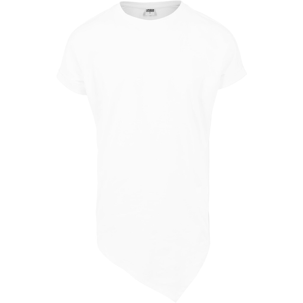 URBAN CLASSICS Langarmshirt »Urban Classics Herren Asymetric Long Tee« (1 tlg.)