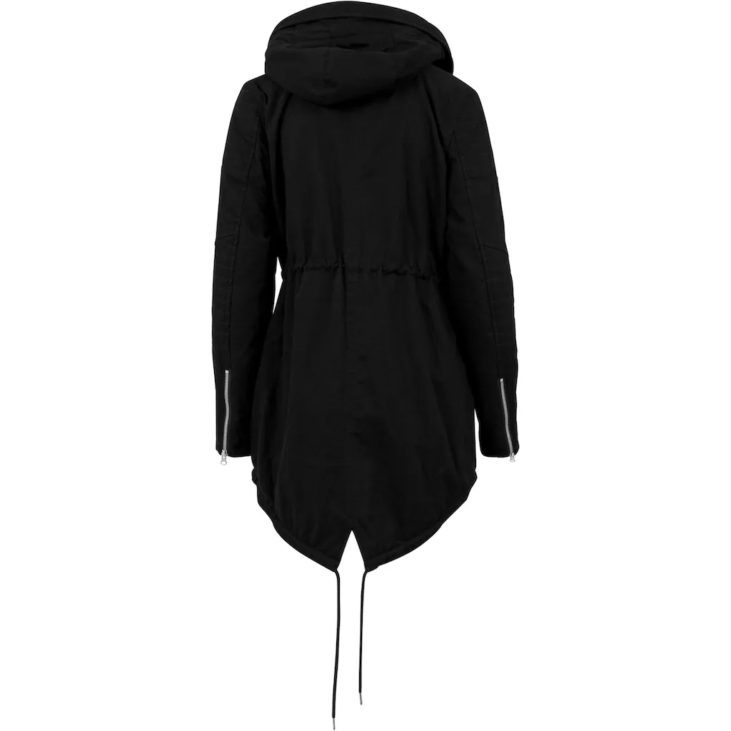 URBAN CLASSICS Parka »Urban Classics Damen Ladies Sherpa Lined Cotton Parka« (1 St.) Mit Kapuze