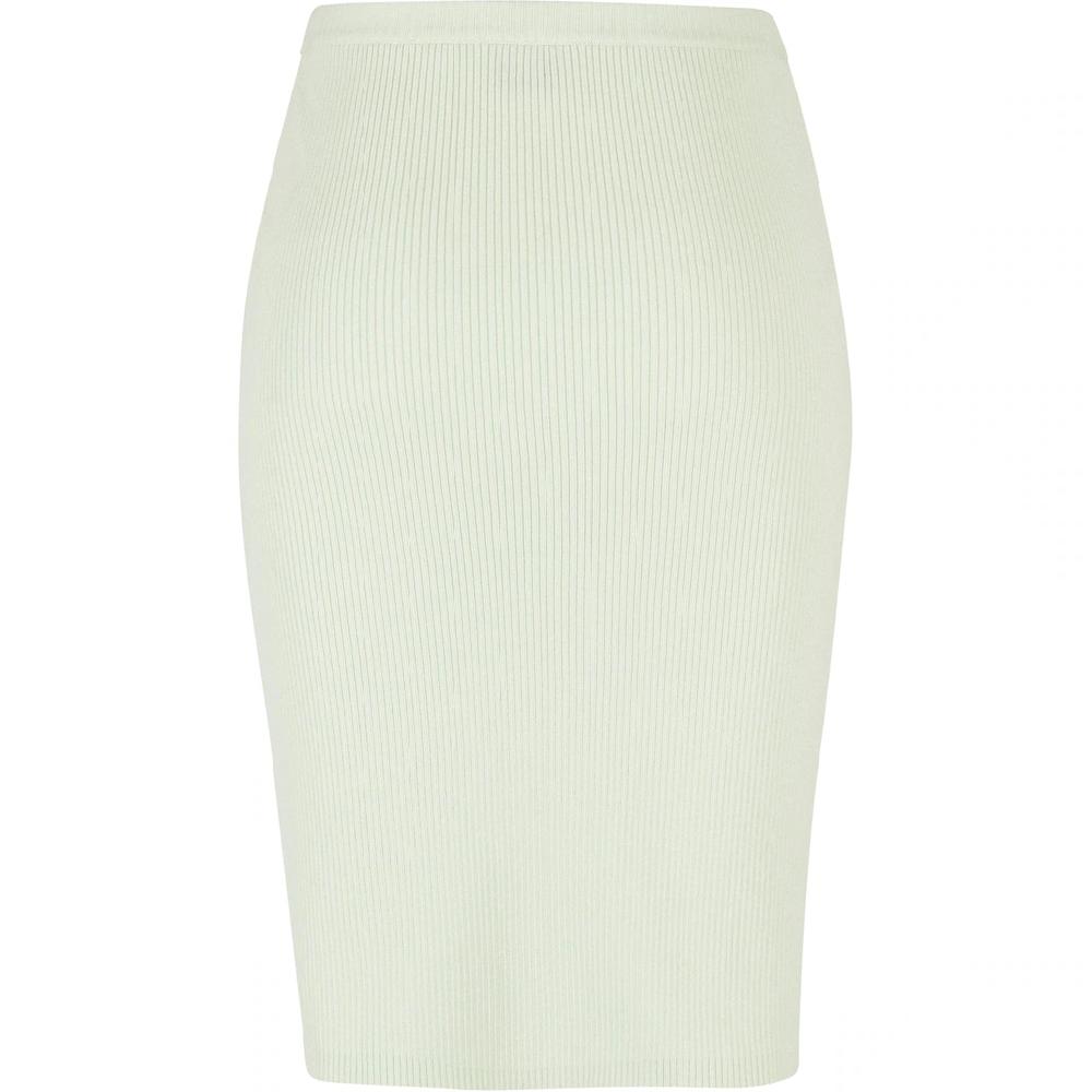 URBAN CLASSICS Sommerrock »Urban Classics Damen Ladies Rib Knit Midi Skirt« (1 Tlg.)
