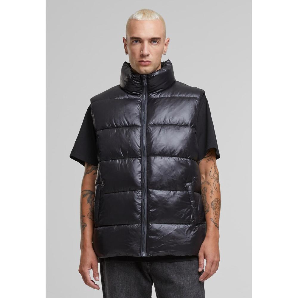 URBAN CLASSICS Steppweste »Urban Classics Recycled Big Puffer Vest« (1 Tlg.)