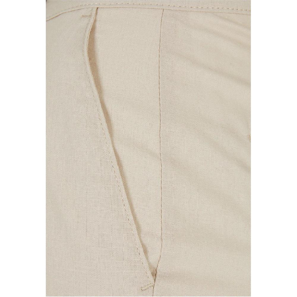 URBAN CLASSICS Stoffhose »Urban Classics Damen Ladies High Linen Mixed Wide Leg Pants« (1 Tlg.)