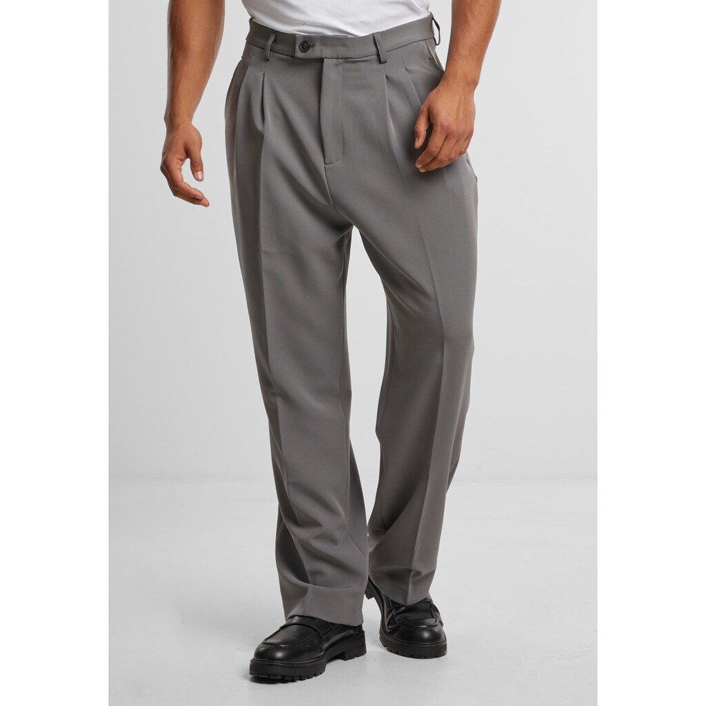 URBAN CLASSICS Stoffhose »Urban Classics Double Pleated Dressed Pants« (1 Tlg.)