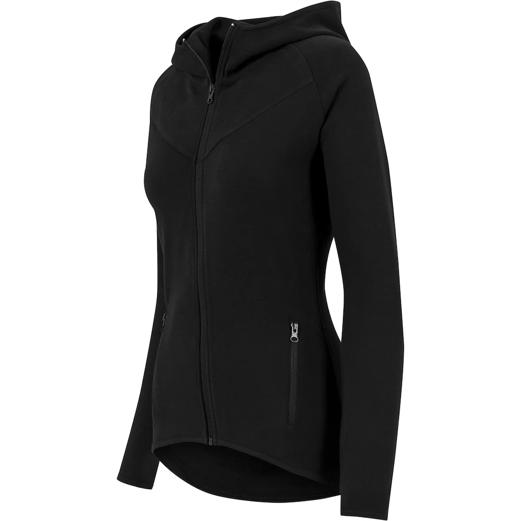 URBAN CLASSICS Sweatjacke »Urban Classics Damen Ladies Athletic Interlock Zip Hoody«