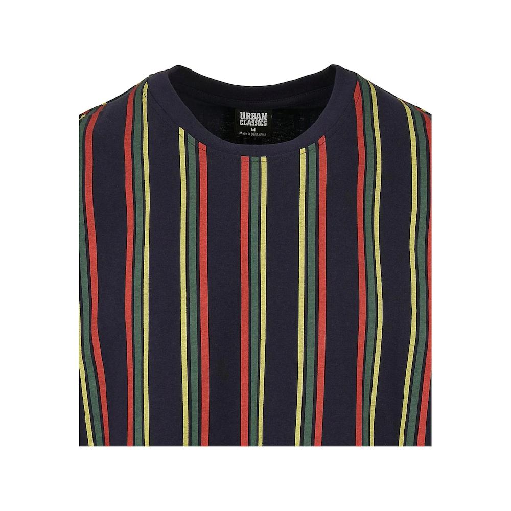URBAN CLASSICS T-Shirt »Urban Classics Herren Printed Oversized Retro Stripe Tee« (1 Tlg.)