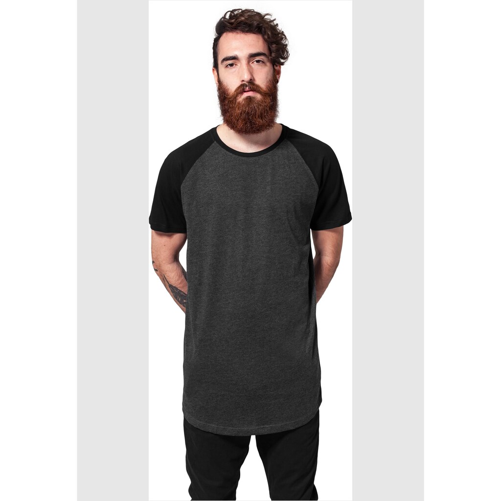 URBAN CLASSICS T-Shirt »Urban Classics Herren Shaped Raglan Long Tee« (1 Tlg.)