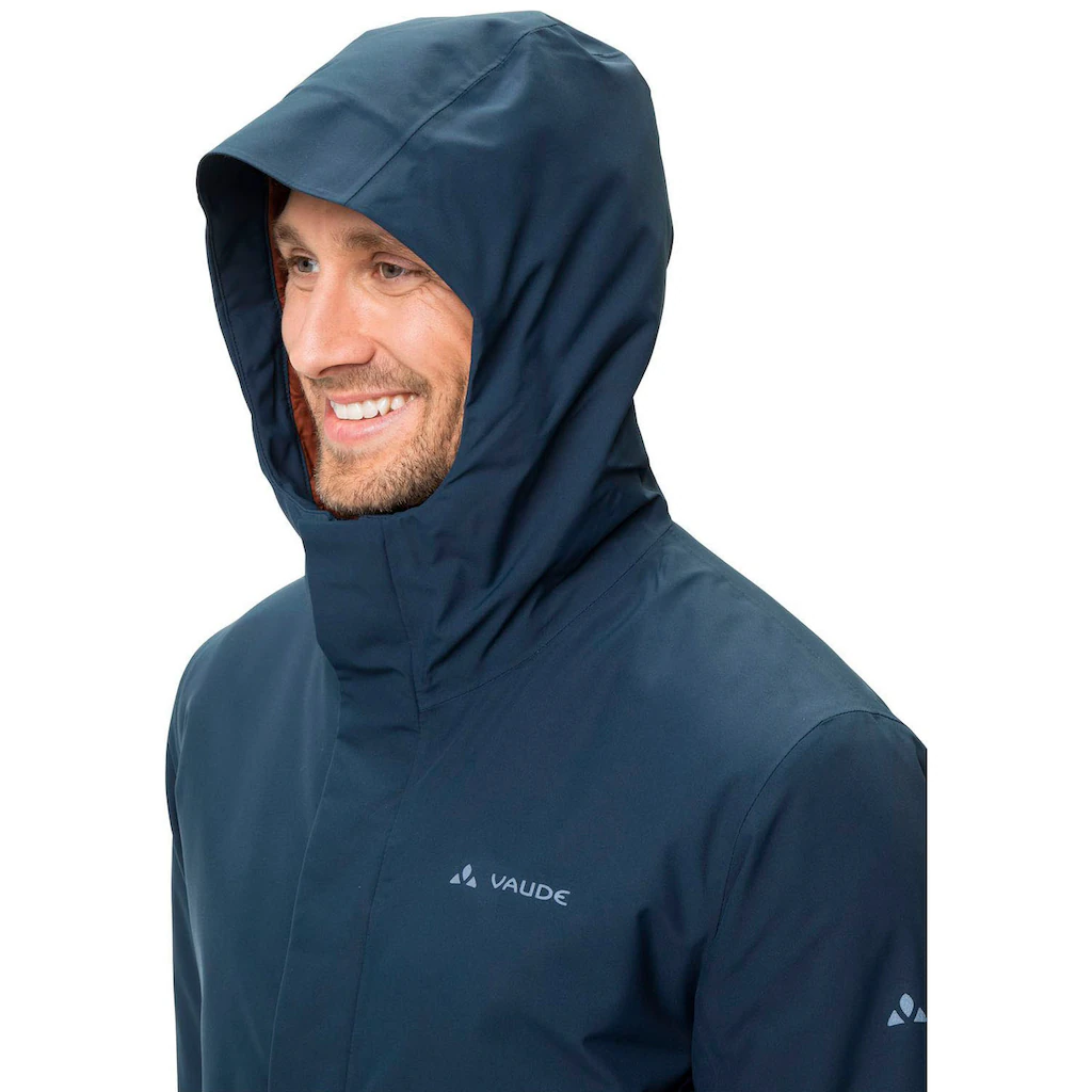 VAUDE Funktionsparka »MENS CYCLIST PADDED PARKA« (1 St.) Mit Kapuze