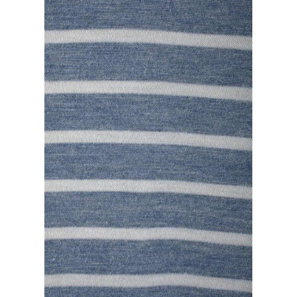Venice Beach Jerseykleid (mit Bindegürtel) Und Streifenprint Sportliches Sommerkleid Strandkleid