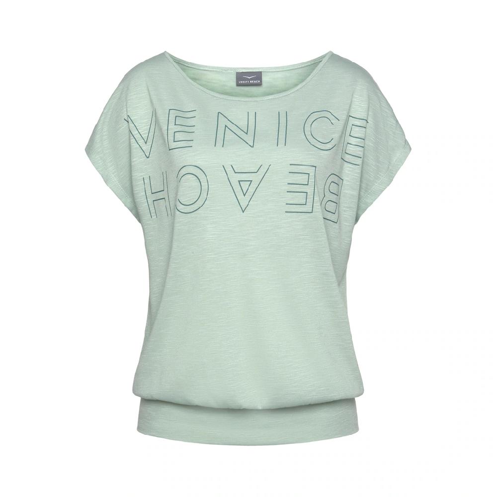 Venice Beach Rundhalsshirt Mit Logoprint T-Shirt Sommerlich-sportlicher Look