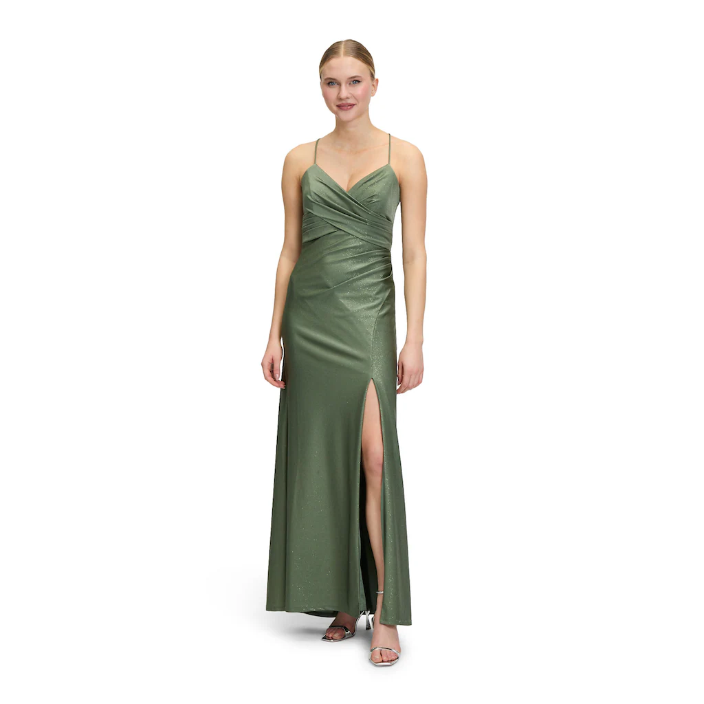 Vera Mont Abendkleid »Vera Mont Abendkleid im Glitzer-Look« Wickel-Design