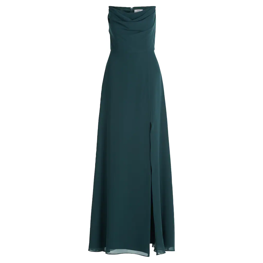 Vera Mont Abendkleid »Vera Mont Abendkleid Mit Wasserfallausschnitt« Schlitz