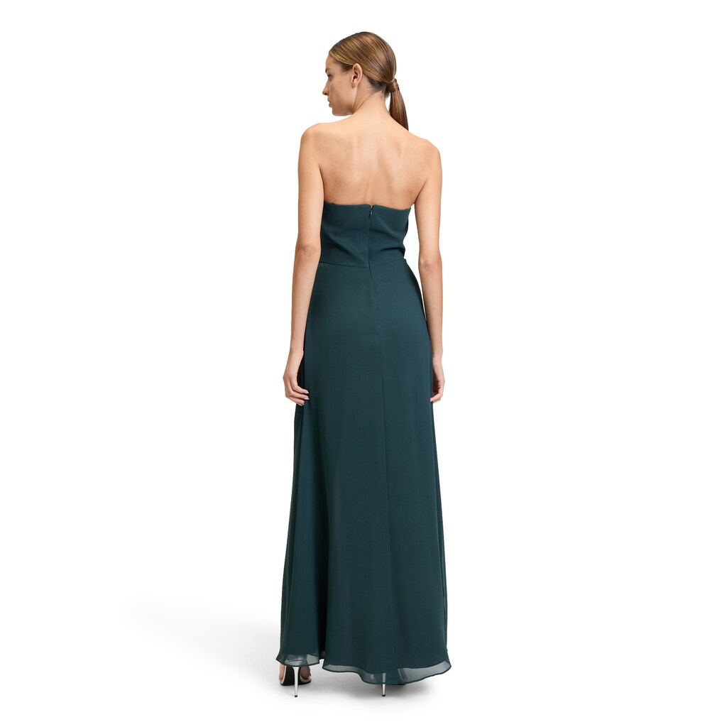 Vera Mont Abendkleid »Vera Mont Abendkleid Mit Wasserfallausschnitt« Schlitz