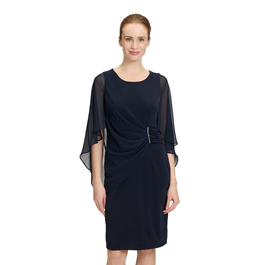Vera Mont Cocktailkleid »Vera Mont Cocktailkleid mit Raffung« Materialmix