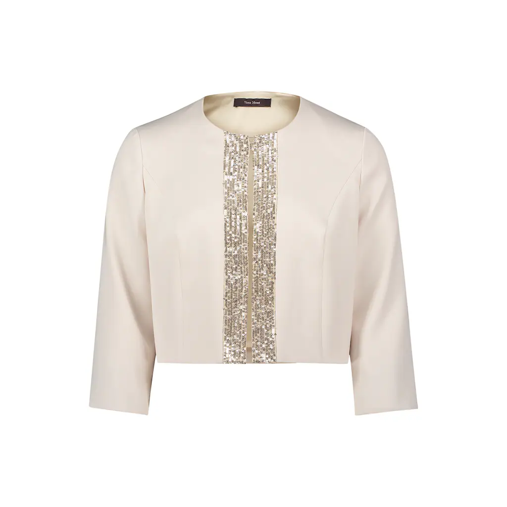 Vera Mont Jackenblazer »Vera Mont Blazer-Jacke mit Glanzeffekt« Materialmix