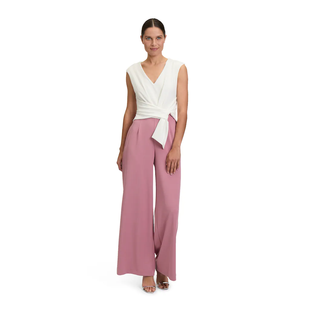Vera Mont Overall »Vera Mont Jumpsuit mit weitem Bein« (1 tlg.) Bunddetail
