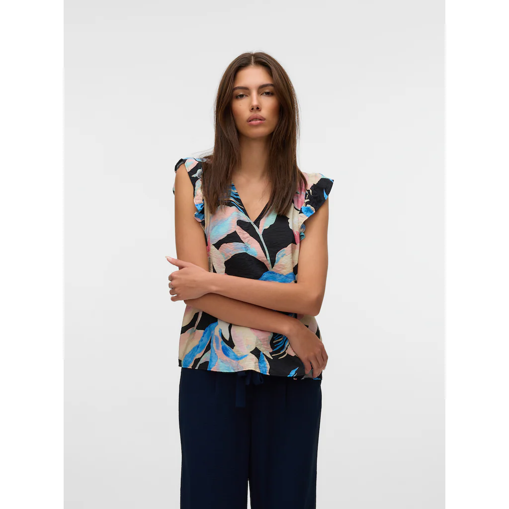 Vero Moda Blusentop »VMJOSIE SL V-NECK TOP WVN GA«