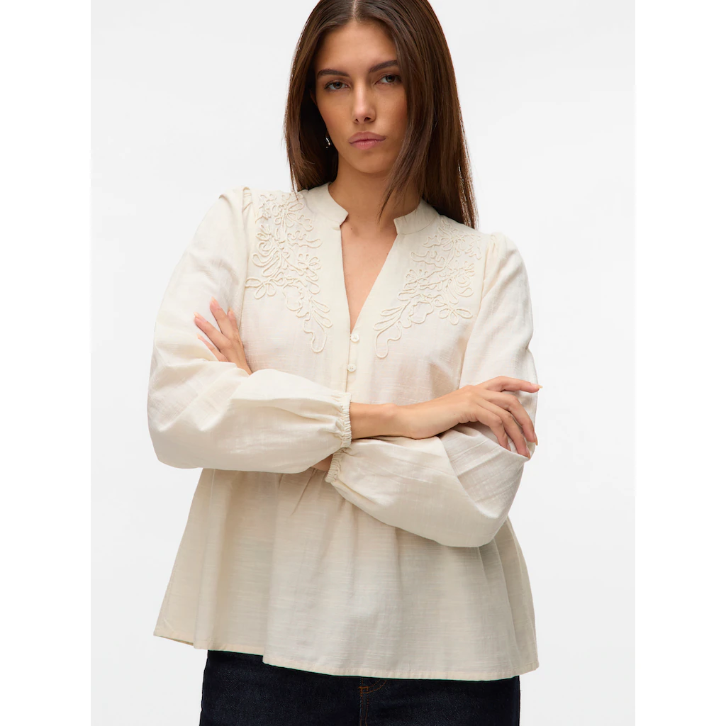 Vero Moda Blusentop »VMLOUISE LS TOP WVN«