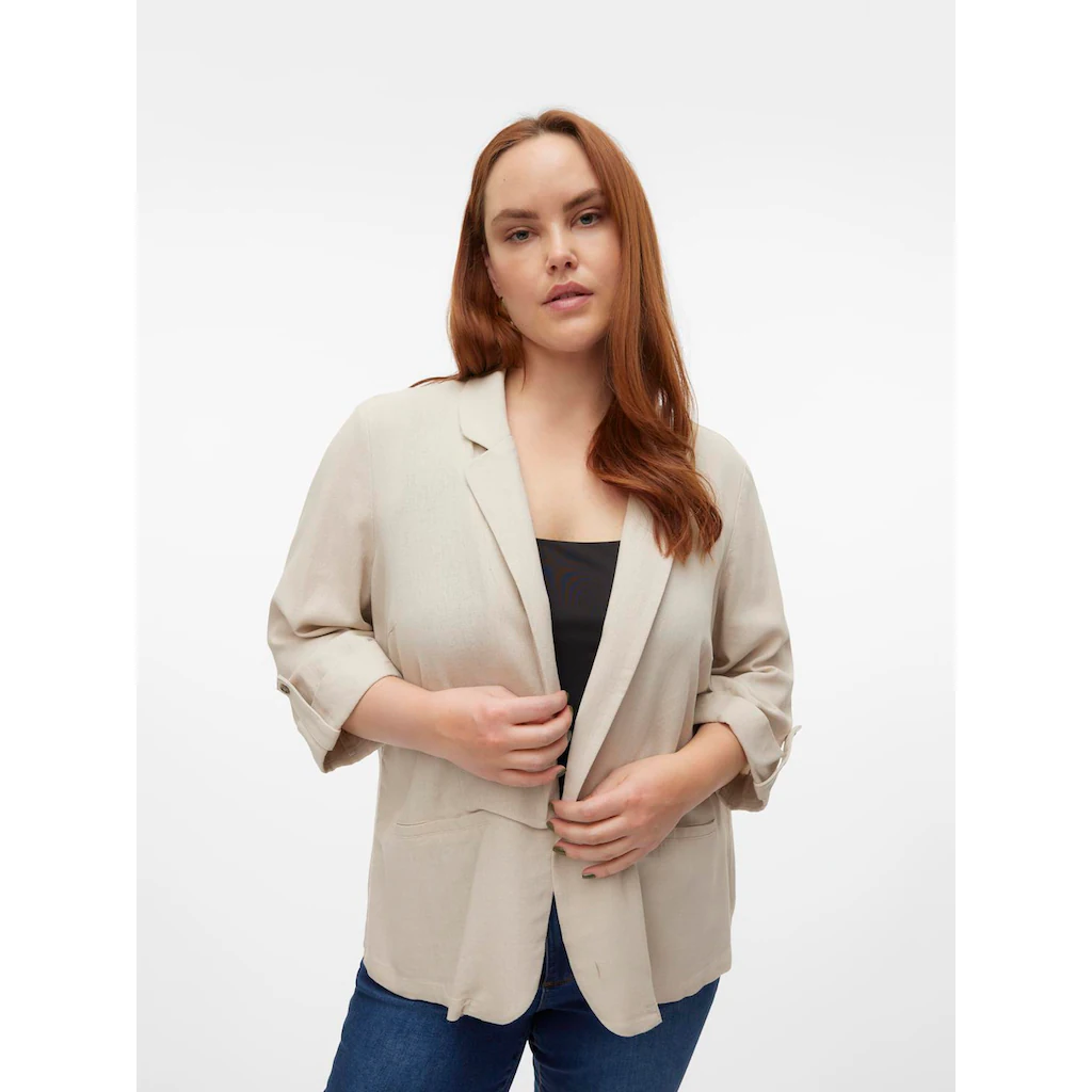 Vero Moda Curve Kurzblazer »VMCJESMILO 3/4 BLAZER WVN GA NOOS CUR«