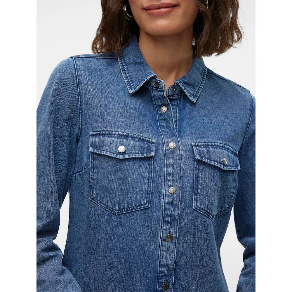 Vero Moda Jeansbluse »VMJENNIE LS DENIM SHIRT MIX NOOS«