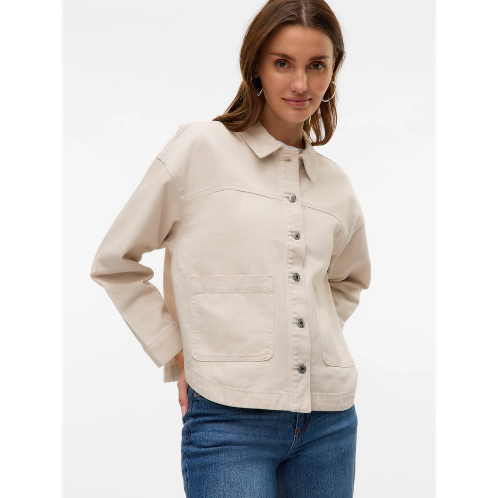 Vero Moda Jeansjacke »VMJAMIE LS DENIM SHACKET MIX NOOS«
