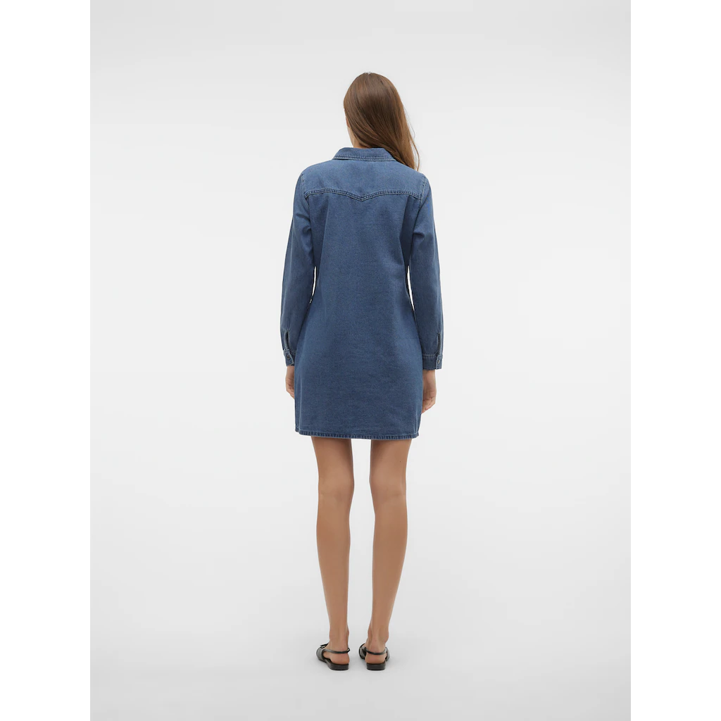 Vero Moda Jeanskleid »VMJENNIE LS SHORT DENIM DRESS GA NOOS«