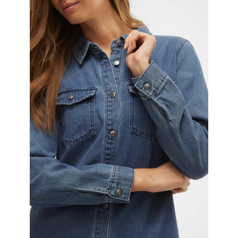 Vero Moda Jeanskleid »VMJENNIE LS SHORT DENIM DRESS GA NOOS«