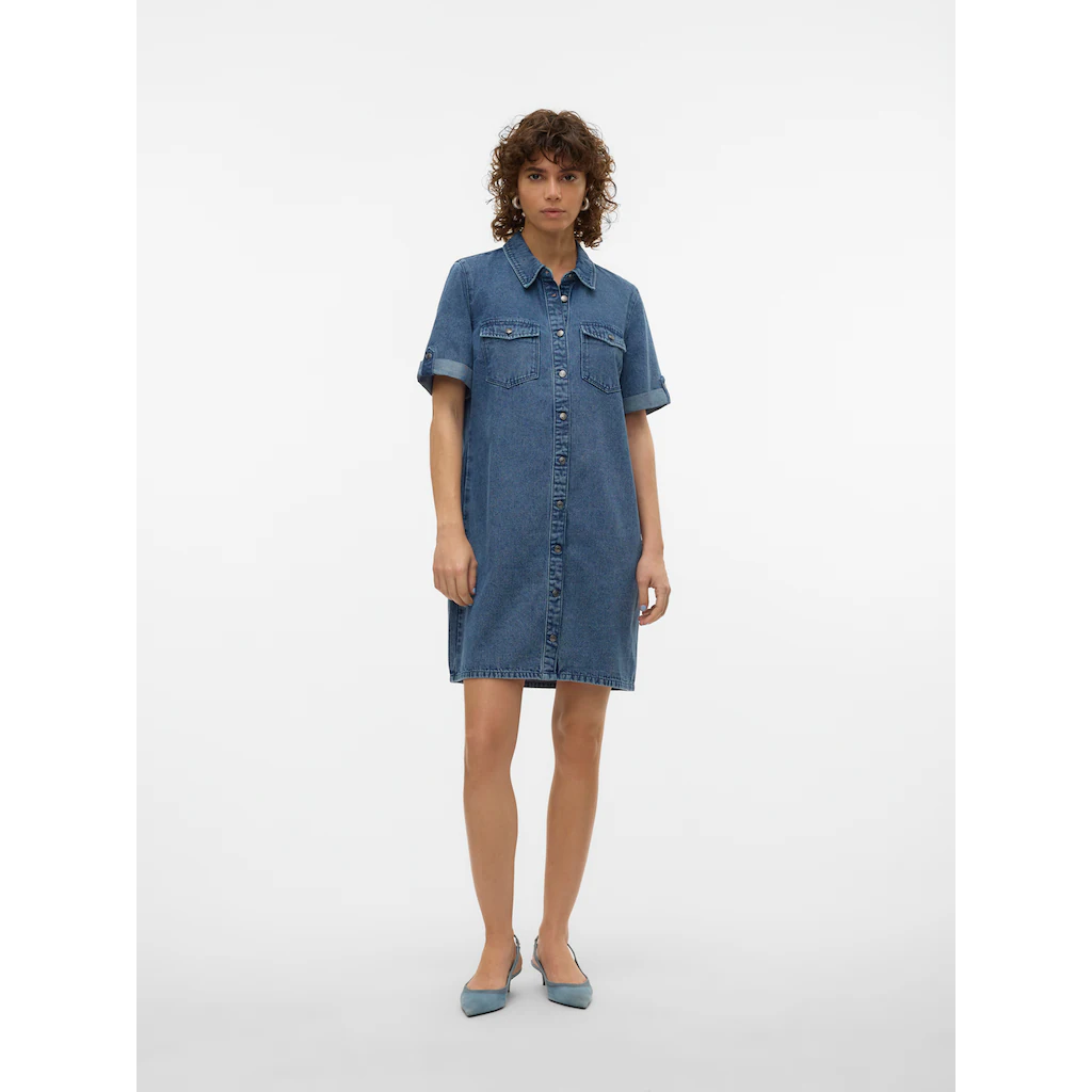 Vero Moda Jeanskleid »VMJENNIE SS SHORT DENIM DRESS NOOS«