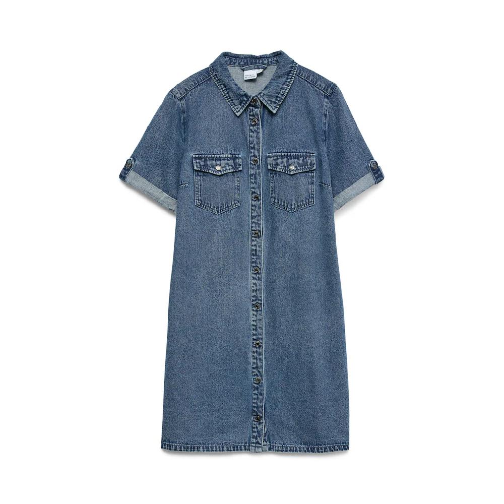 Vero Moda Jeanskleid »VMJENNIE SS SHORT DENIM DRESS NOOS«