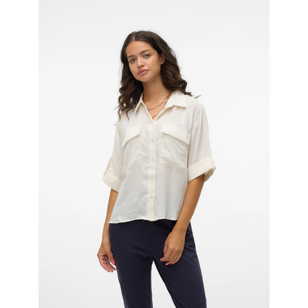 Vero Moda Kurzarmbluse »VMFABIANA 3/4 SHIRT VMA NOOS«