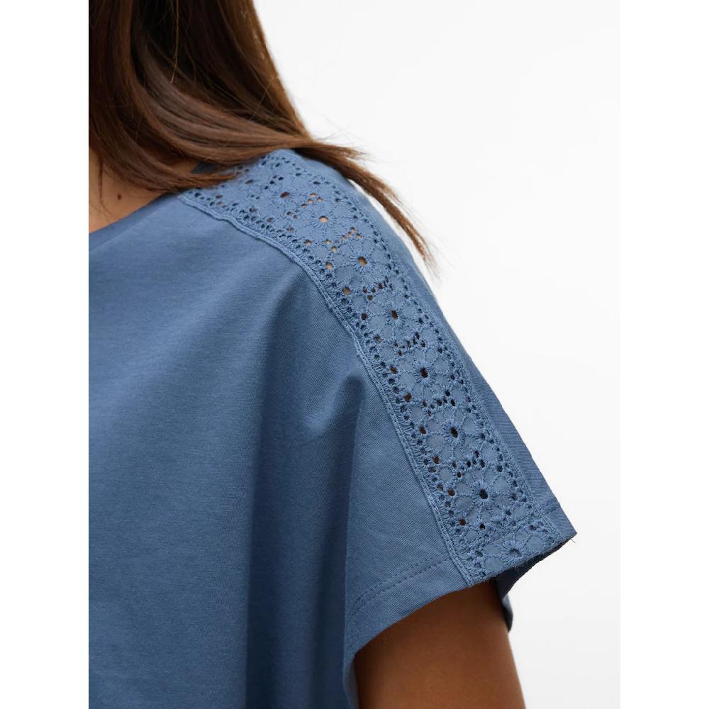 Vero Moda Kurzarmshirt »VMEMMY SS LACE TAPE TOP JRS GA NOOS«