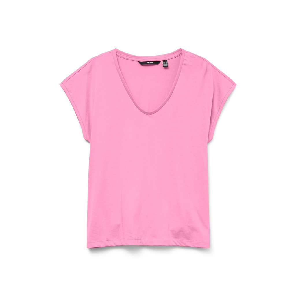 Vero Moda Kurzarmshirt »VMLUNA SS V-NECK TEE JRS NOOS«