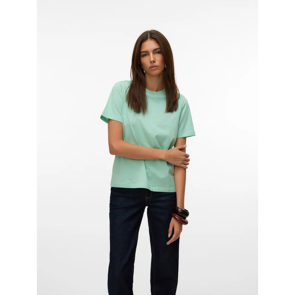 Vero Moda Kurzarmshirt »VMPAULINA SS T-SHIRT GA JRS NOOS«