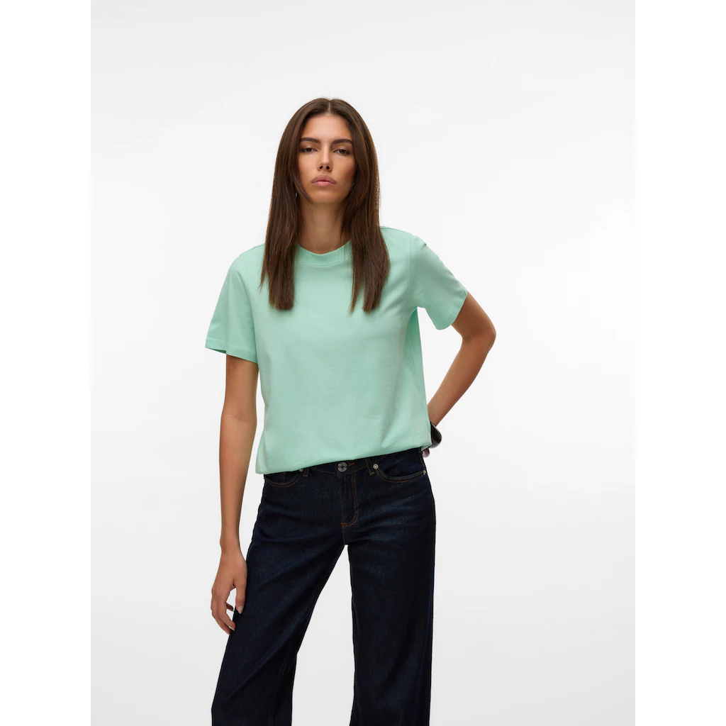 Vero Moda Kurzarmshirt »VMPAULINA SS T-SHIRT GA JRS NOOS«