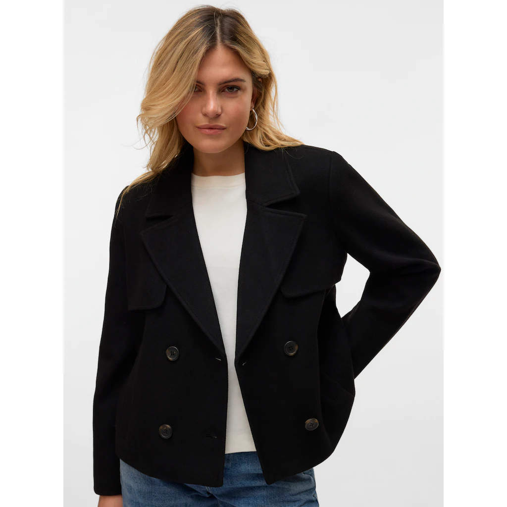 Vero Moda Kurzjacke »VMFORTUNESHEILA SHORT JACKET GA BOO« Ohne Kapuze