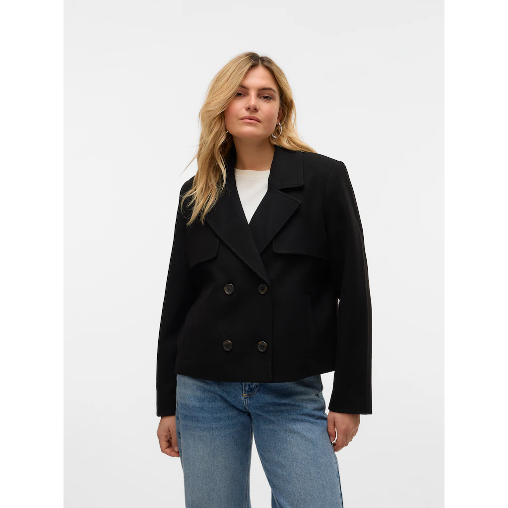 Vero Moda Kurzjacke »VMFORTUNESHEILA SHORT JACKET GA BOO« ohne Kapuze