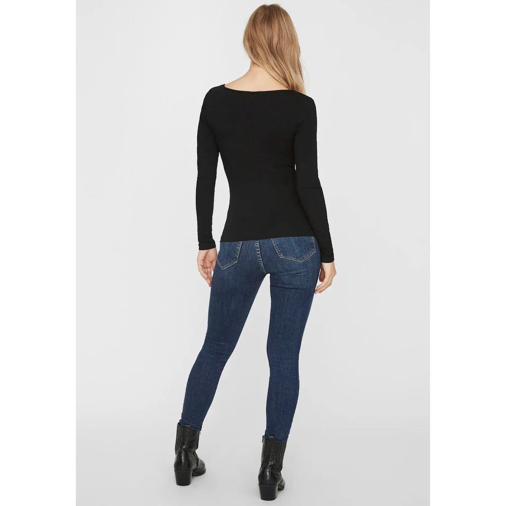 Vero Moda Langarmshirt »VMMAXI« Aus Bio-Baumwolle