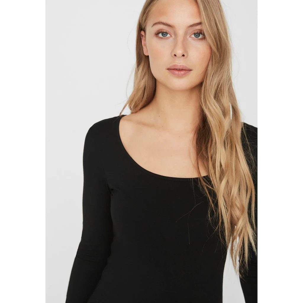 Vero Moda Langarmshirt »VMMAXI« Aus Bio-Baumwolle