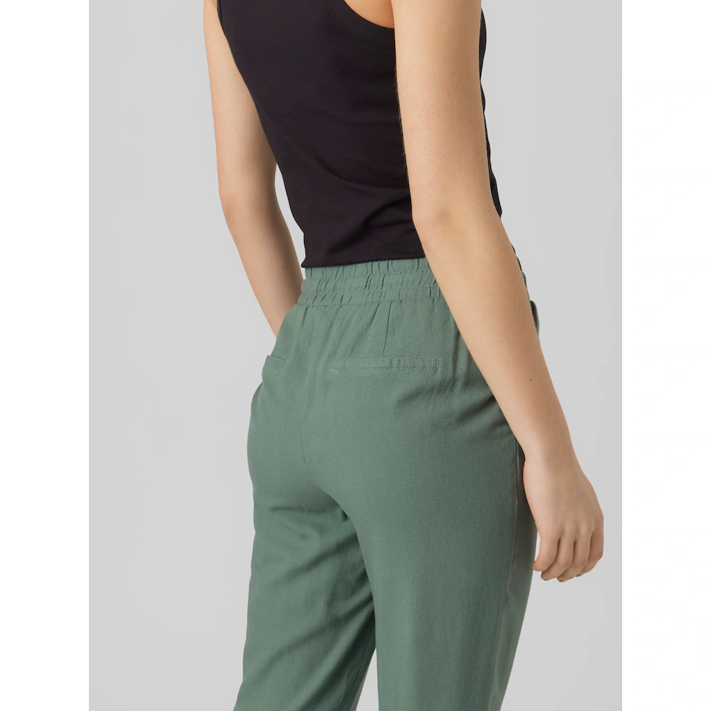 Vero Moda Schlupfhose »VMJESMILO ANKLE PANTS GA NOOS« Mit Leinen