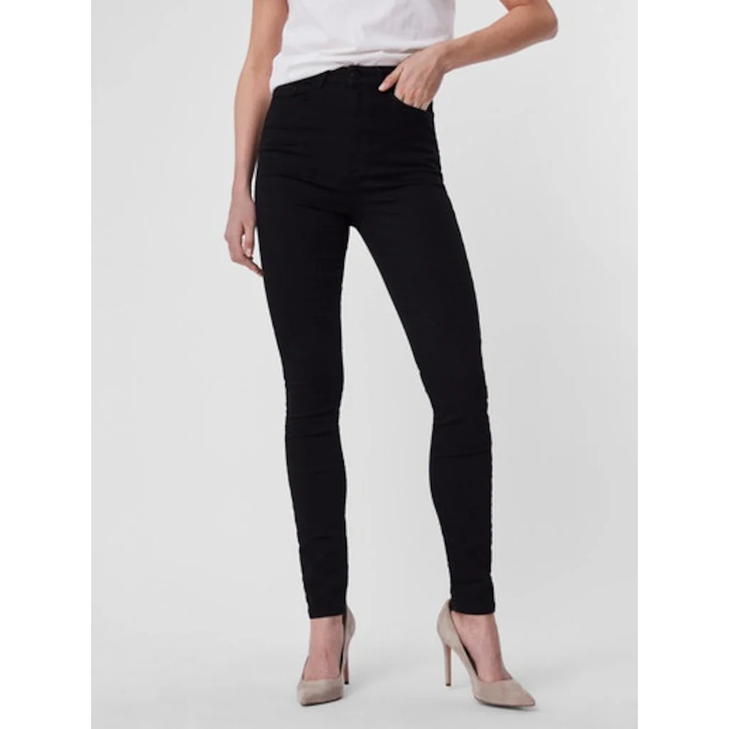 Vero Moda Skinny-fit-Jeans »VMSANDRA SHR SKINNY JEANS BLACK NOOS«