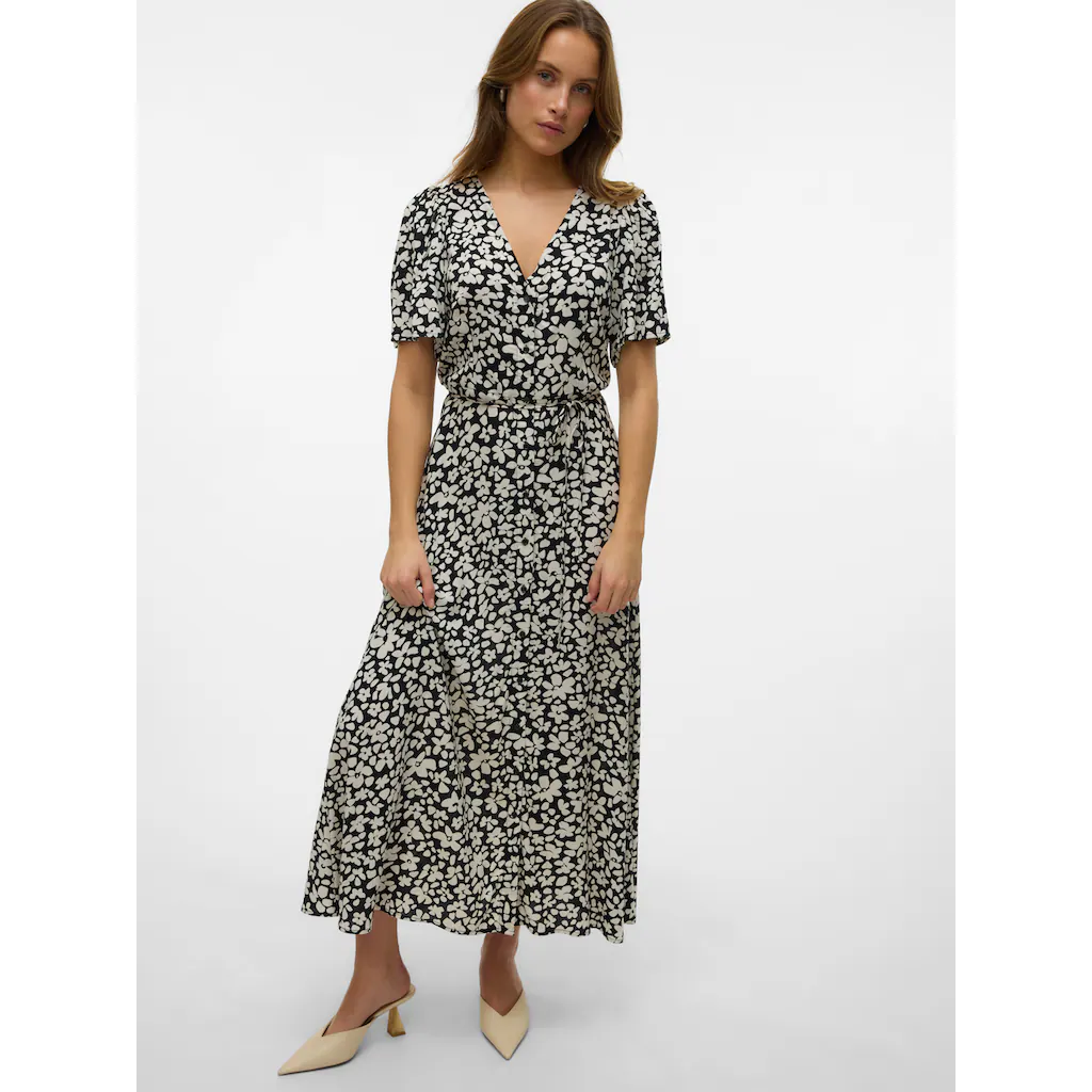 Vero Moda Sommerkleid »VMALBA SS CALF DRESS WVN GA NOOS«
