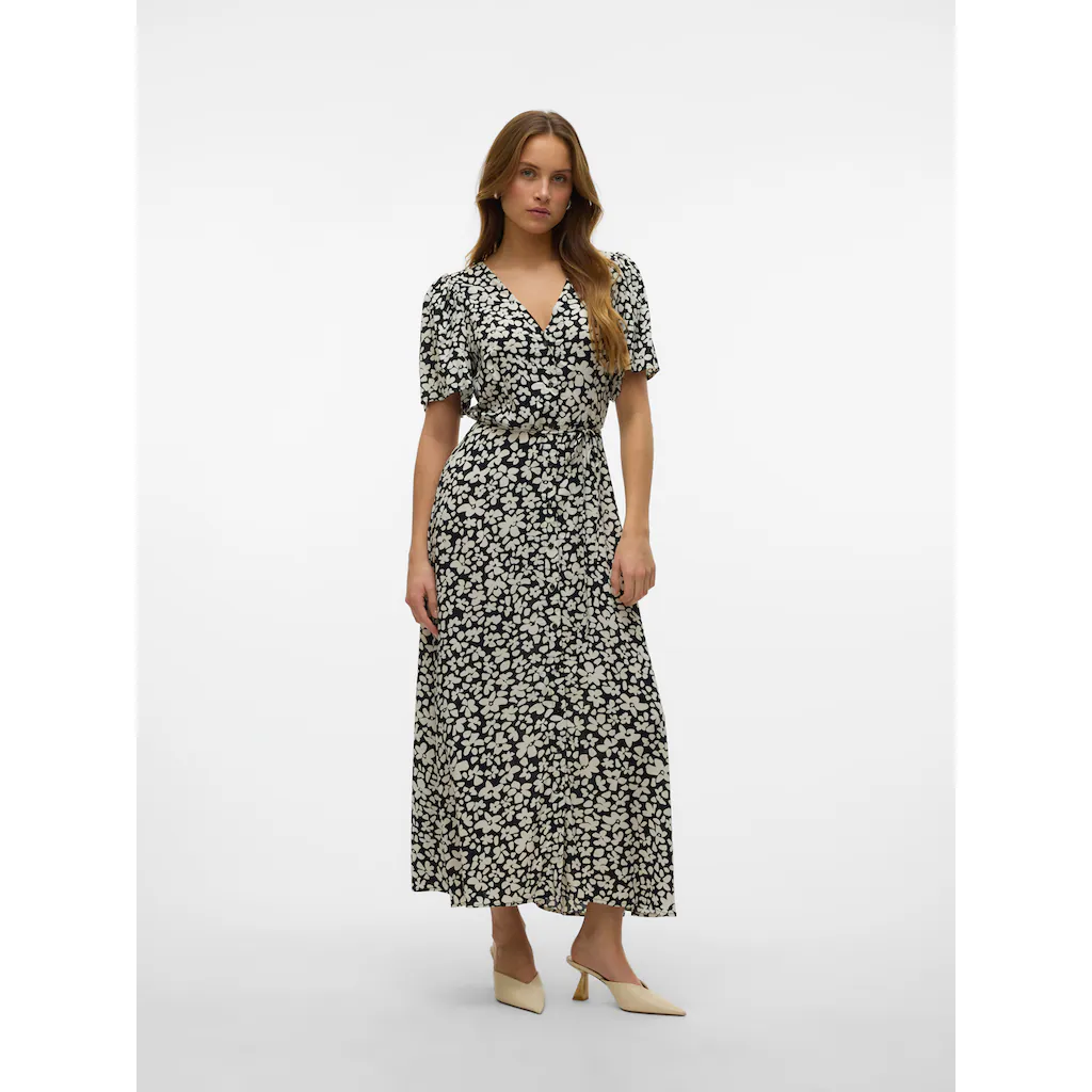 Vero Moda Sommerkleid »VMALBA SS CALF DRESS WVN GA NOOS«