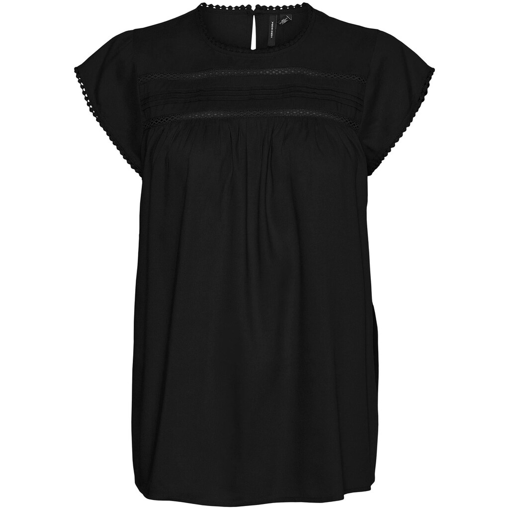 Vero Moda Spitzentop »VMDEBBIE PLEAT S/L TOP GA NOOS«