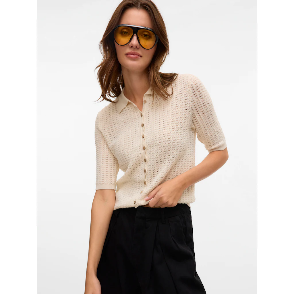 Vero Moda Strickjacke »VMPANAMA 2/4 KNIT CARDIGAN VMA NOOS«
