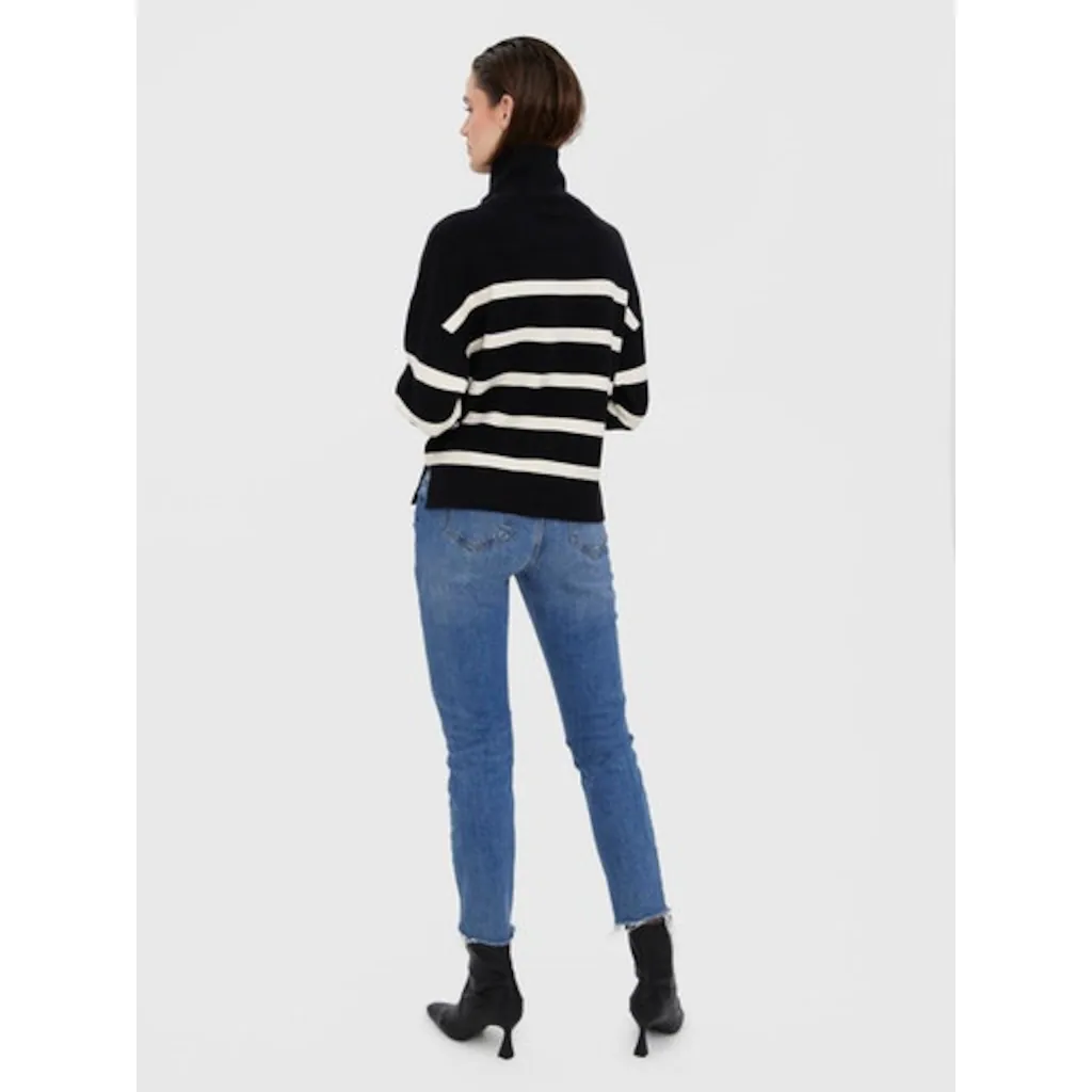 Vero Moda Troyer »VMSABA STRIPE LS HIGHNECK BLOUSE GA NOOS«