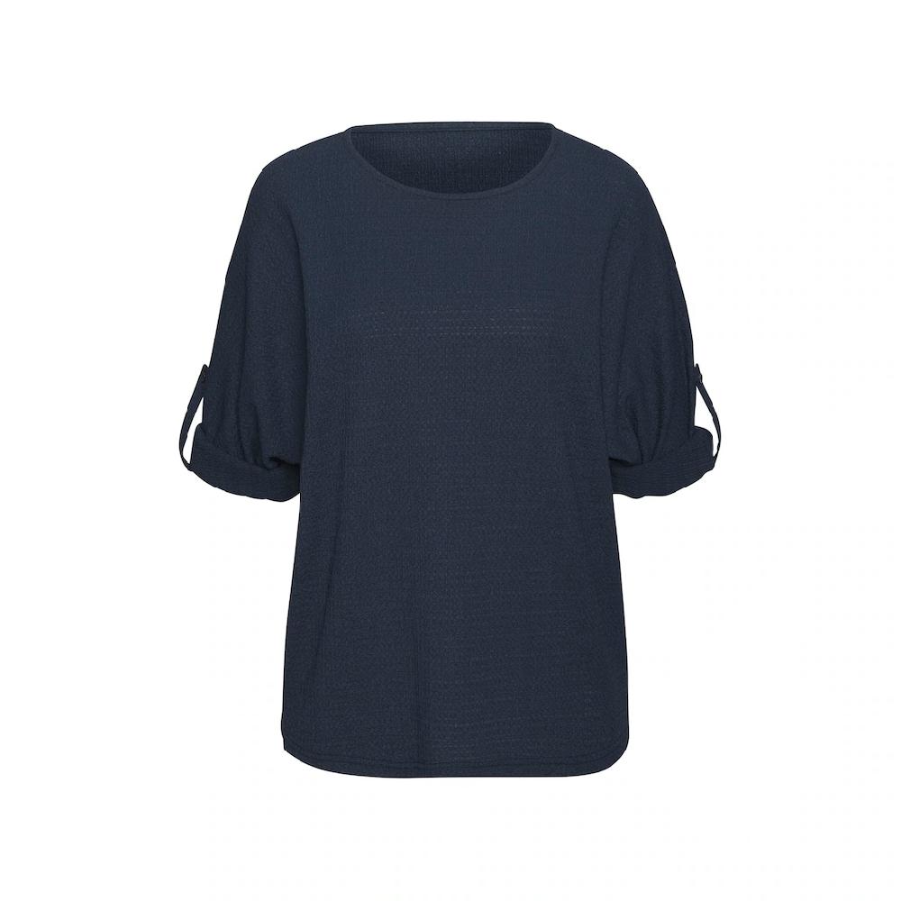 Vivance 2-in-1-Shirt »zum Krempeln« Aus Bügelfreier Crêpe-Qualität