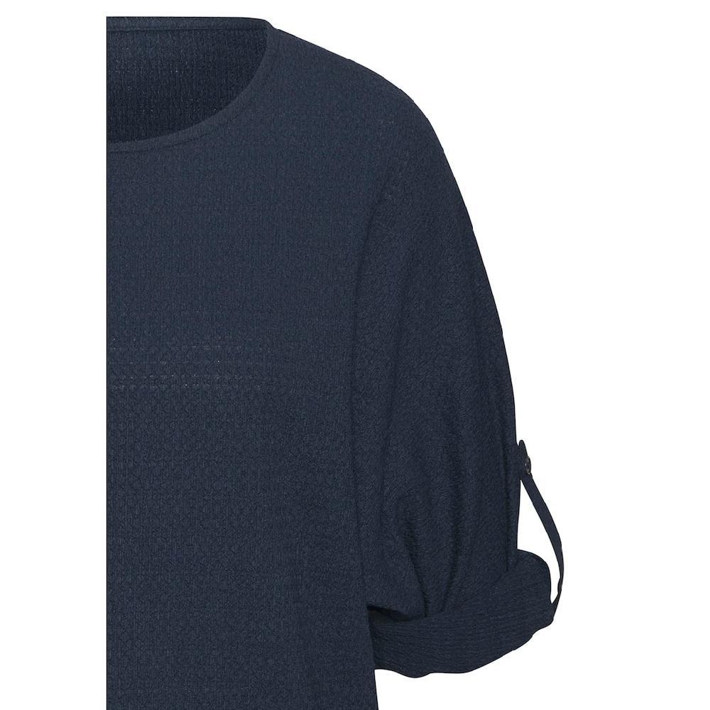 Vivance 2-in-1-Shirt »zum Krempeln« Aus Bügelfreier Crêpe-Qualität